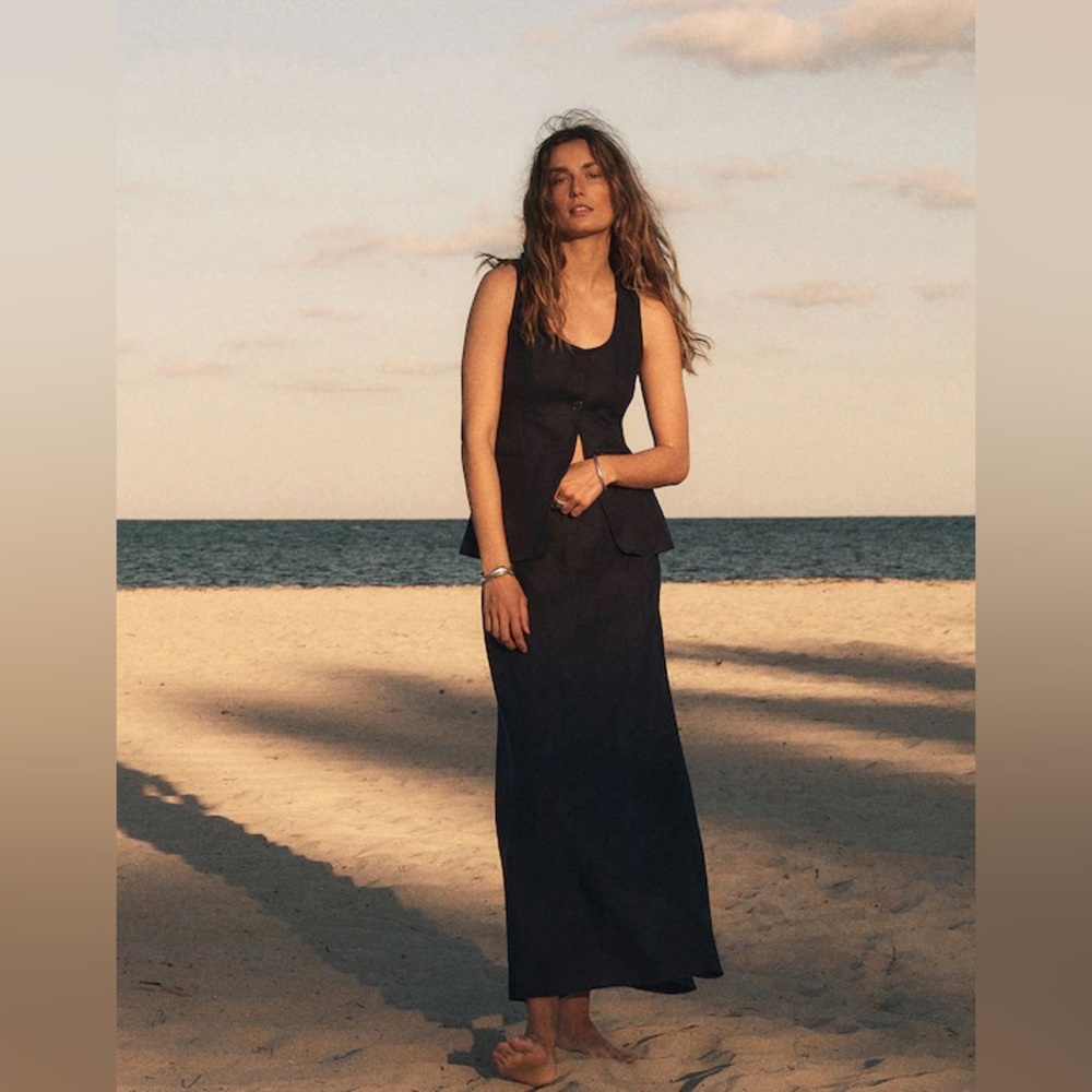 Madewell Black Maxi Skirt